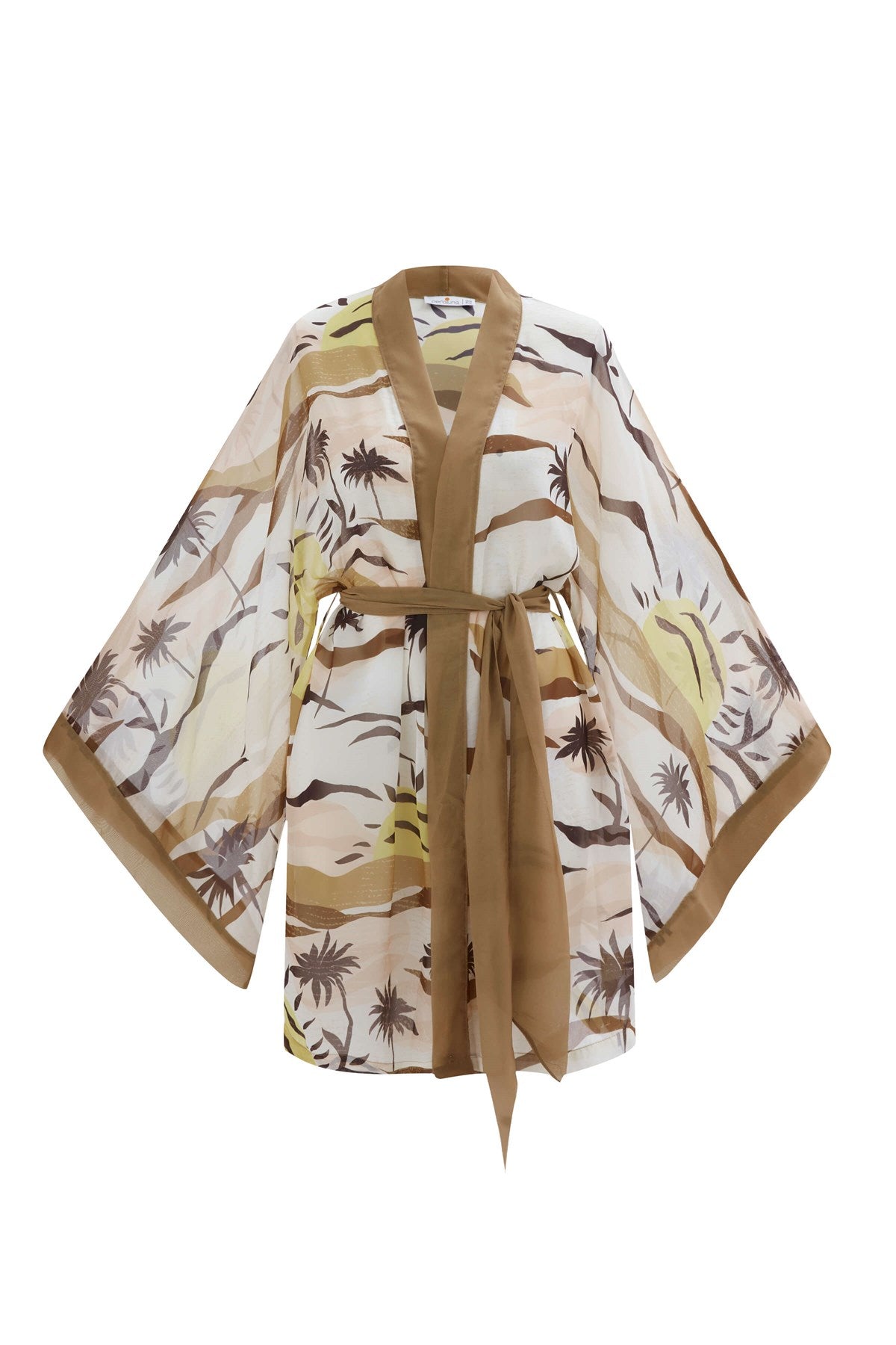 Peraluna-Sahra Kimono Güneş Desenli 90 Cm Şifon Yazlık Kadın Kimono-Kimono-7-fleurdirect.live