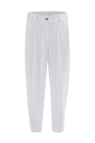 Peraluna-Sandal Trouser Bol Kesim Yazlık Muslin Kadın Kısa Pantolon-Pantolon-8-fleurdirect.live