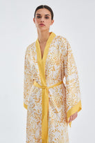 Peraluna-Si̇tara Kimono Desenli 120 Cm Saten Yazlık Kadın Kimono-Kimono-5-fleurdirect.live