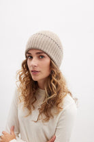 Peraluna-Sorrel Beanie Çizgi Detaylı Ribana Örgü Kadın Triko Bere-Bere-1-fleurdirect.live