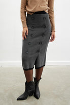 Peraluna-Styleboom X Cheshire Skirt Balıksırtı Desen Midi Boy Kadın Triko Etek-Etek-5-fleurdirect.live