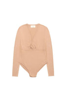 Peraluna-Styleboom X Devon Bodysuit V Yaka Uzun Kol Alttan Çıtçıtlı Kadın Triko Body-Body-16-fleurdirect.live