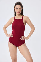 Peraluna-Styleboom X Greta Body Halter Yaka Arkası Çapraz Alttan Çıtçıtlı Kadın Triko Body Bordo-Body-2-fleurdirect.live