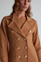 Peraluna-Styleboom X Katherine Blazer Çelik Örgü Klasik Kesim Düğmeli Blazer Kadın Triko Ceket -Ceket-23-fleurdirect.live