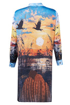 Peraluna-Sweet Memories Long Shirt Dress Manzara Baskılı 120 Cm Saten Uzun Gömlek Elbise-Elbise-9-fleurdirect.live