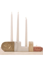 Pietra Collection-Candela Traverten&mermer Şamdan & Tealight Mumluk 4'lü-Kolonya-2-fleurdirect.live