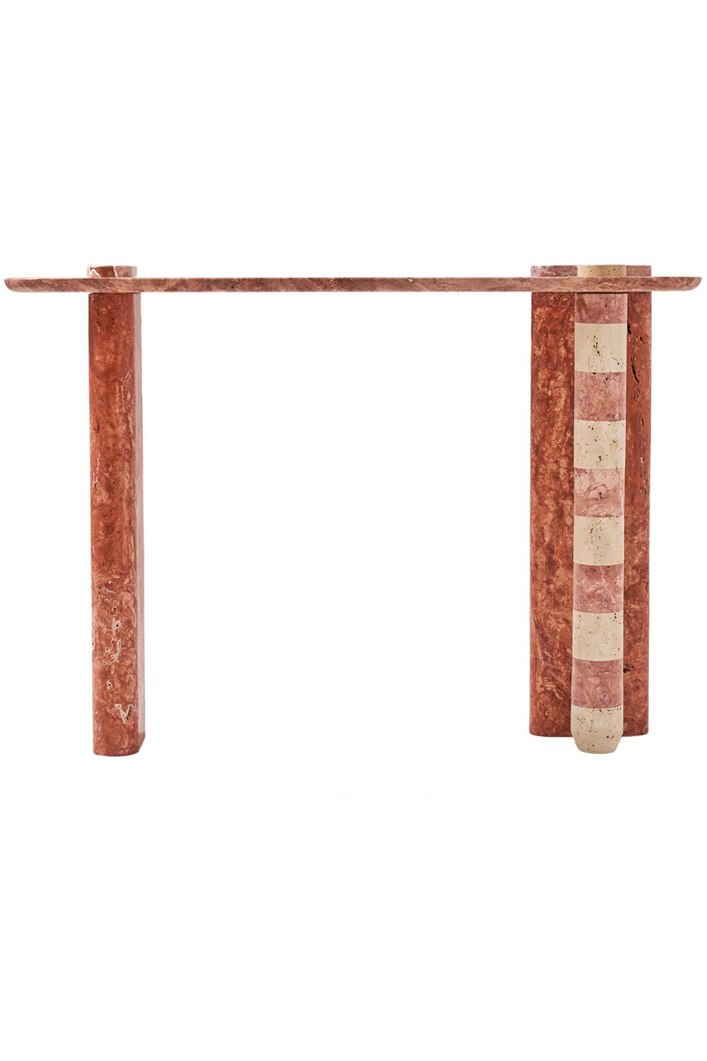 Pietra Collection-Colorato-pembe Traverten Dresuar-Dresuar & Konsol-1-fleurdirect.live