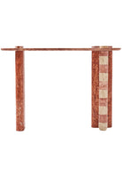 Pietra Collection-Colorato-pembe Traverten Dresuar-Dresuar & Konsol-1-fleurdirect.live