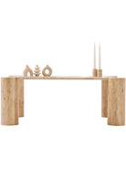 Pietra Collection-Rettangolo Traverten Orta Sehpa-Sehpa-1-fleurdirect.live