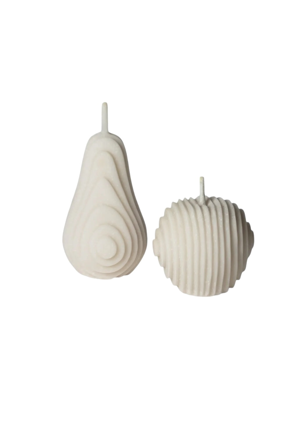 Ponet Maison-Beyaz Mermer Dekoratif Armut Ve Elma Motif Dekoratif Obje-Biblo-1-fleurdirect.live