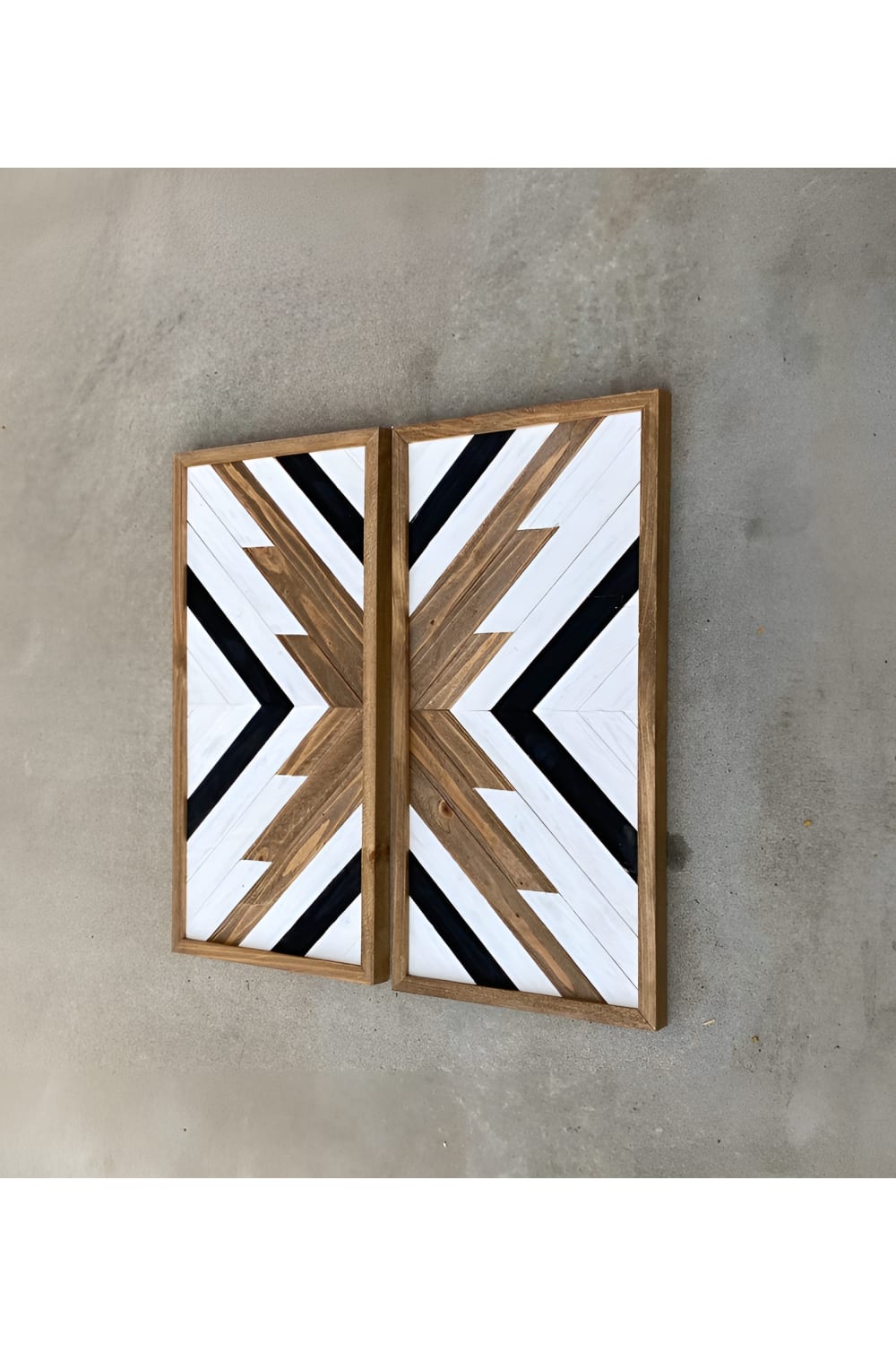 Postotto Design Studio-İkili Ahşap Dilim Tablo-Tablo-3-fleurdirect.live