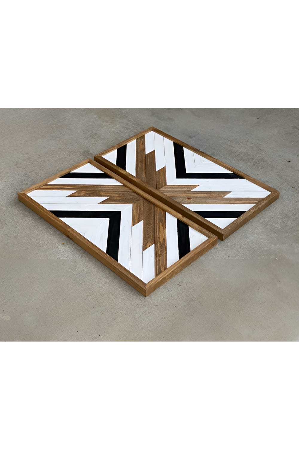 Postotto Design Studio-İkili Ahşap Dilim Tablo-Tablo-4-fleurdirect.live