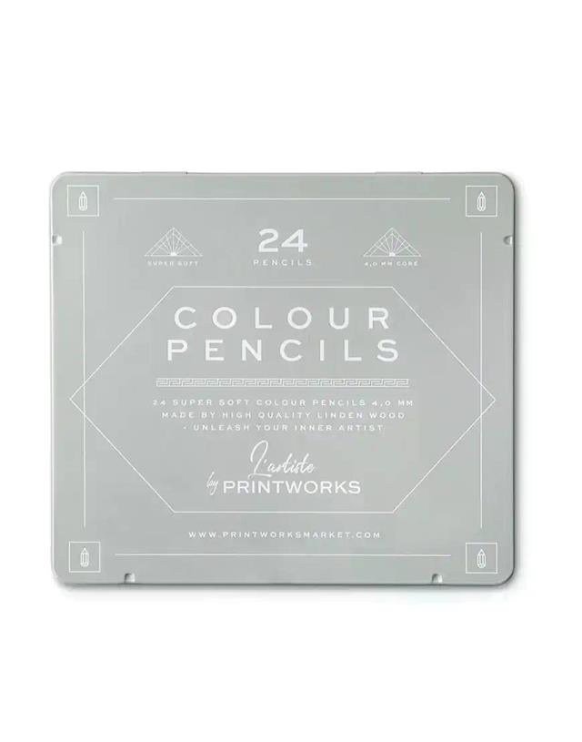 Printworks-24 Colours Renkli çizim Kalem Seti-Çizim Kalemleri-2-fleurdirect.live