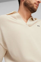 Puma-Basketball Nostalgia Knitted Polo-Alpine Snow-Sweatshirts & Hoodies-2-fleurdirect.live