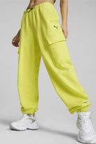Puma-DARE TO Relaxed Sweatpants-Lime Sheen-Eşofman-2-fleurdirect.live