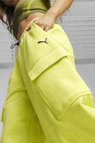 Puma-DARE TO Relaxed Sweatpants-Lime Sheen-Eşofman-4-fleurdirect.live