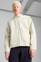 Puma-MMQ Zip Overshirt-Alpine Snow-Ceket-1-fleurdirect.live