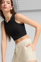 Puma-PREMIUM ESS A-Line Shorts 4 Jacquard Alpine Snow-Şort-5-fleurdirect.live