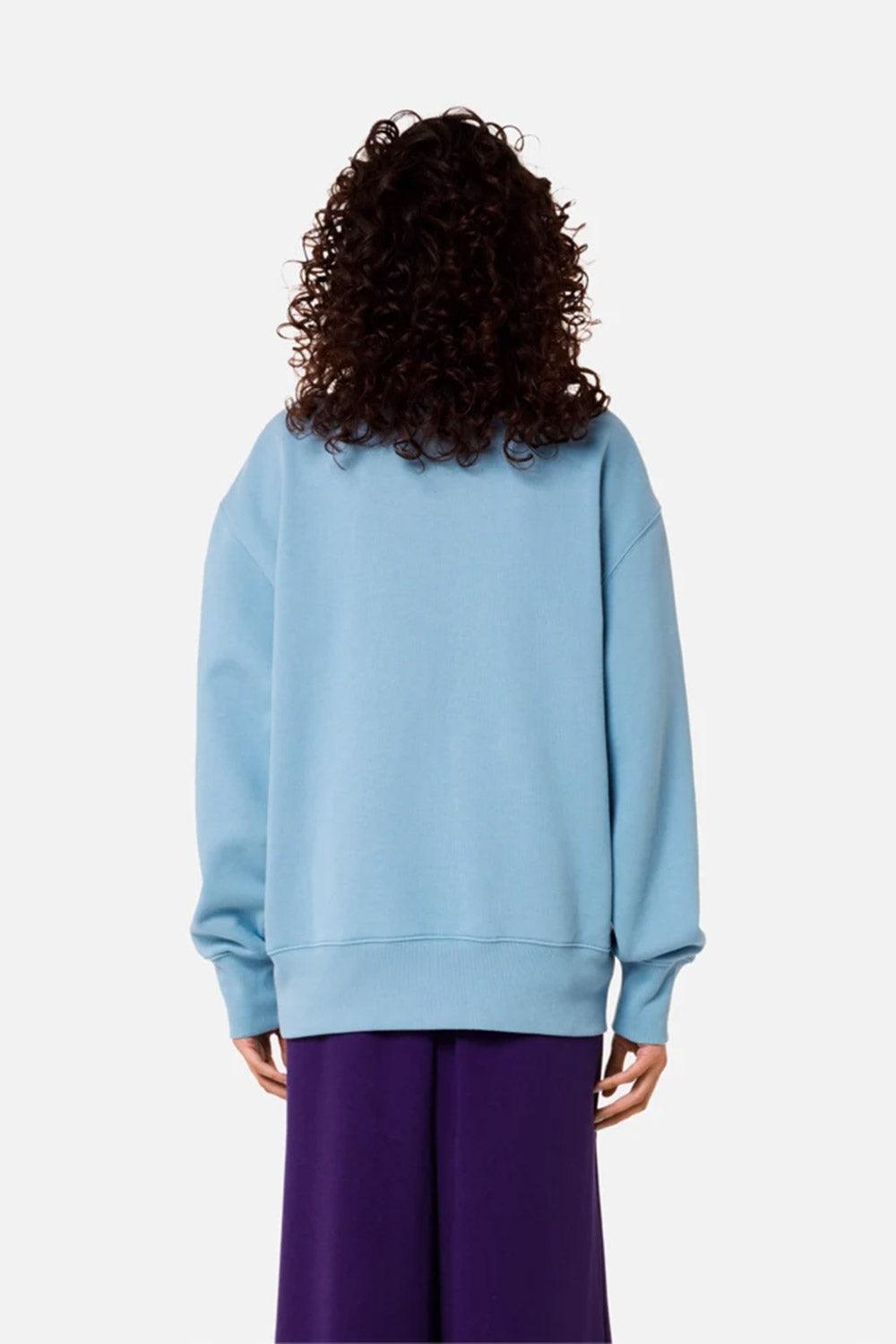 Puma-PUMA x AMI Half-Zip Sweatshirt Faded Denim-Sweatshirts & Hoodies-4-fleurdirect.live