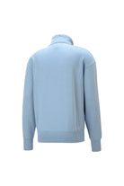 Puma-PUMA x AMI Half-Zip Sweatshirt Faded Denim-Sweatshirts & Hoodies-6-fleurdirect.live