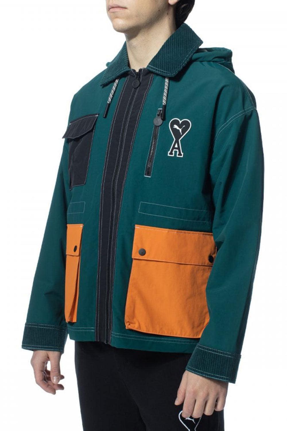 Puma-PUMA x AMI Jacket Varsity Green-Mont-4-fleurdirect.live