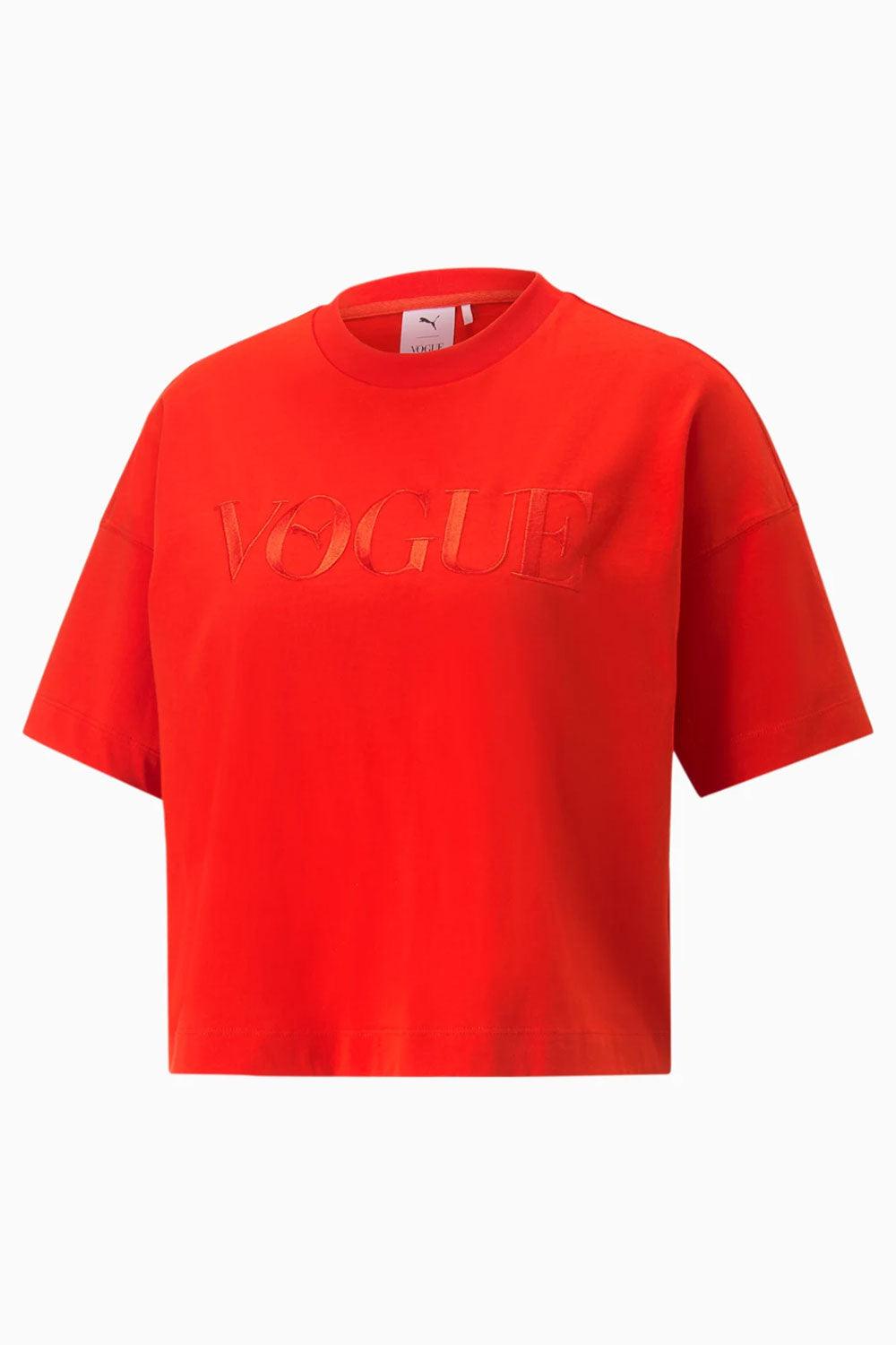 Puma-PUMA x VOGUE Graphic Tee Fiery Red-T-Shirts-3-fleurdirect.live