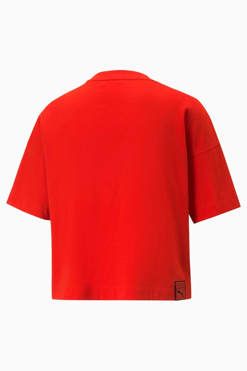 Puma-PUMA x VOGUE Graphic Tee Fiery Red-T-Shirts-4-fleurdirect.live