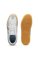 Puma-Palermo Lth PUMA White Blue Horizon Gum-Sneakers-4-fleurdirect.live