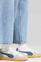 Puma-Palermo Lth PUMA White Blue Horizon Gum-Sneakers-7-fleurdirect.live