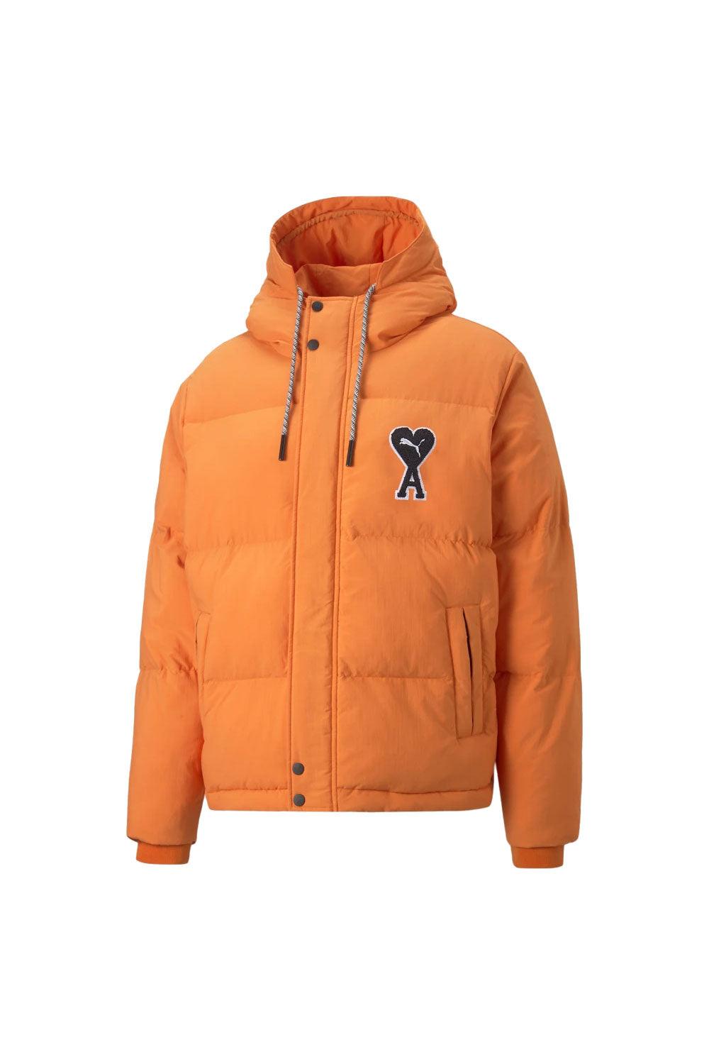 Puma-Puma x Ami Puffer Jacket Orange-Mont-1-fleurdirect.live