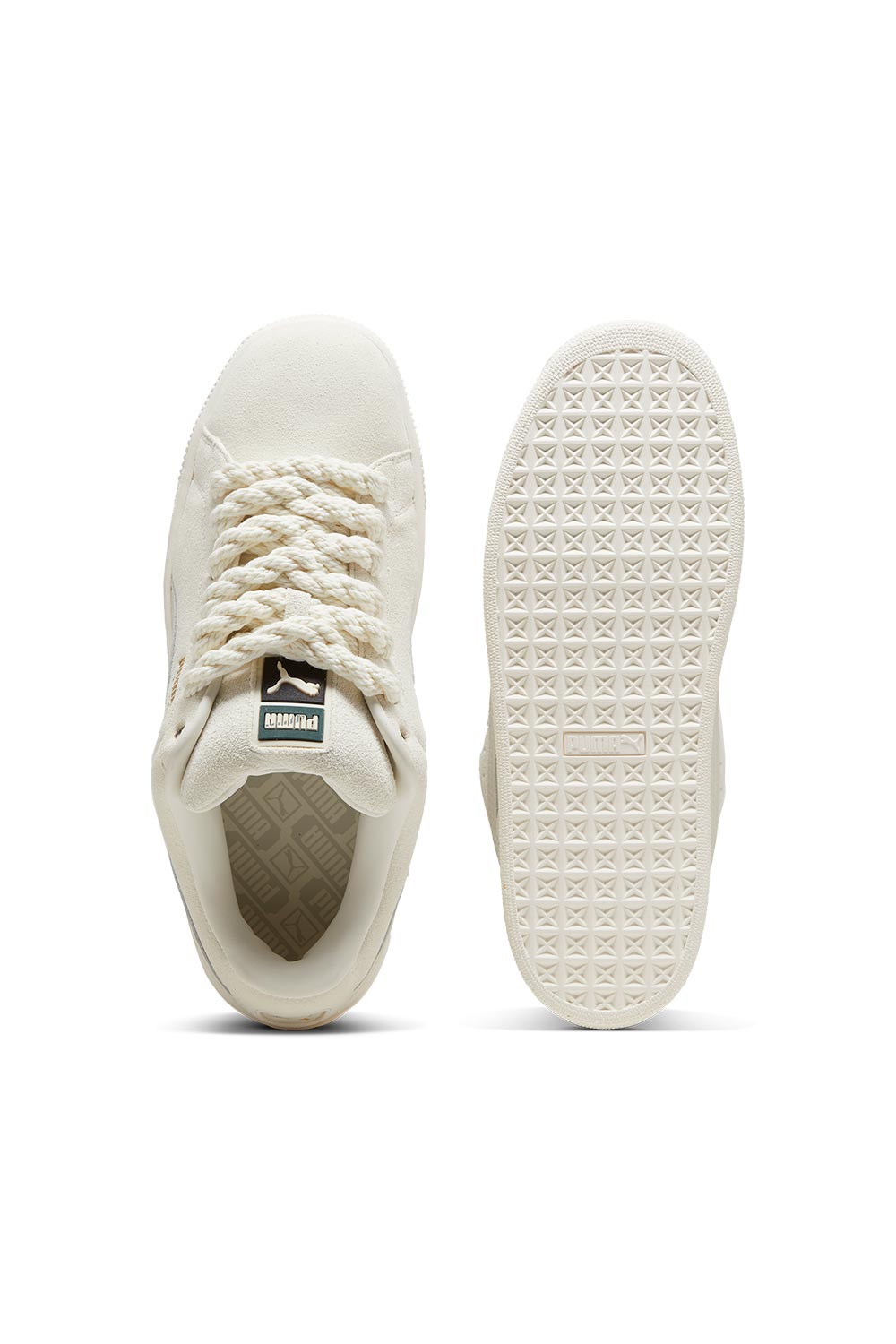 Puma-Suede XL Rope Frosted Ivory Vapor Gray-Sneakers-5-fleurdirect.live