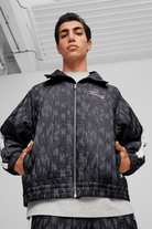Puma-T7 Track Jacket-Dark Coal-Sweatshirts & Hoodies-1-fleurdirect.live