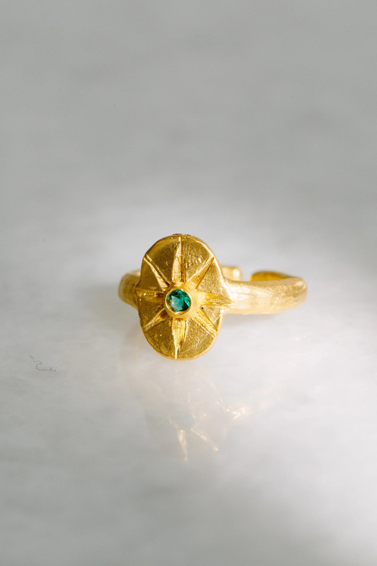 Solenne Yüzük - Emerald Green