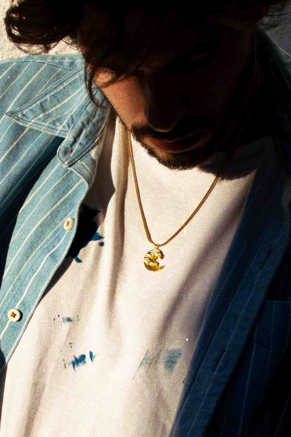 RAFTAF-The Great Wave Serpent Zincir Gümüş Kolye-Kolye-4-fleurdirect.live