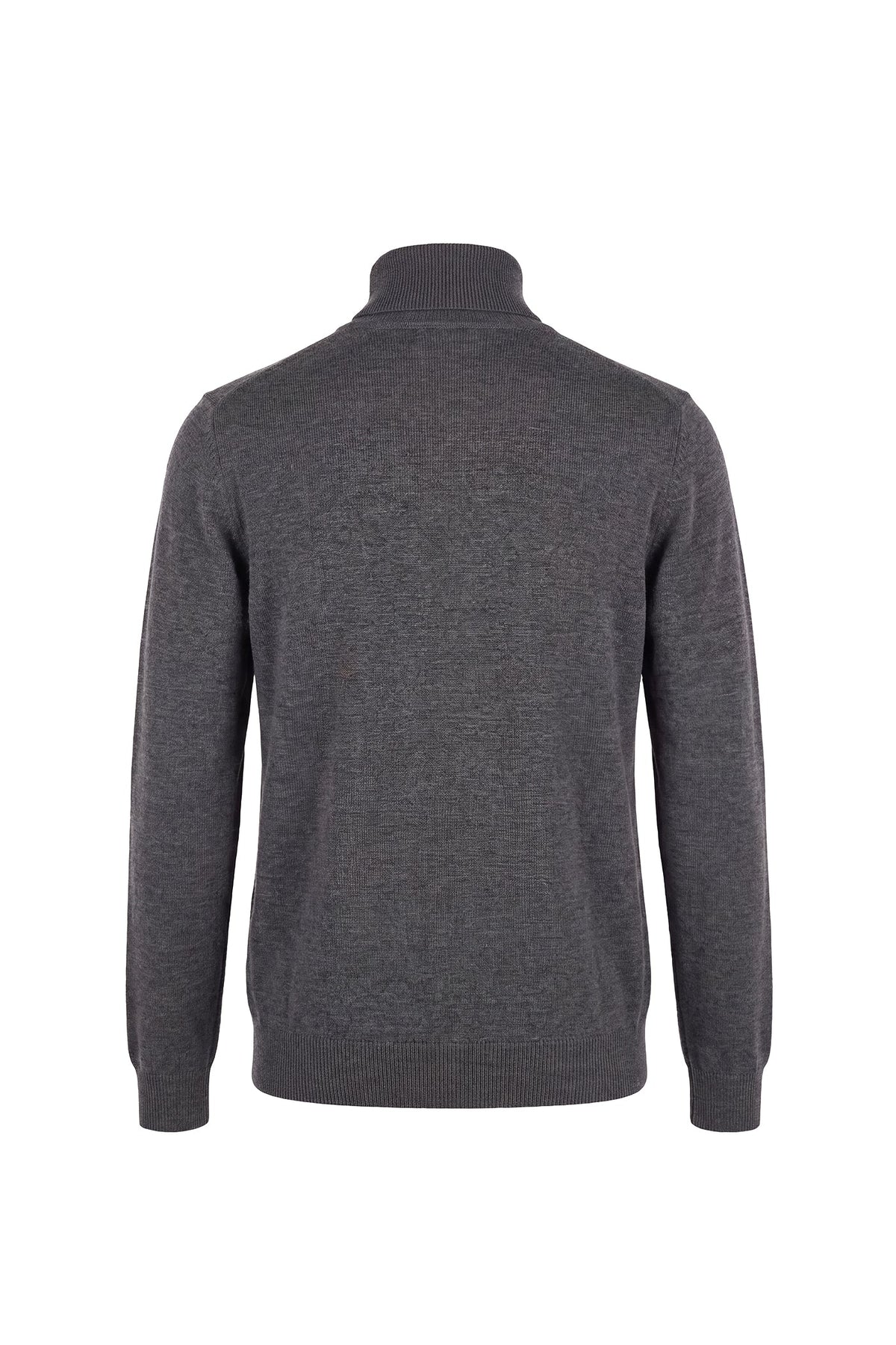 Erkek Relaxed Fit Mock Turtleneck