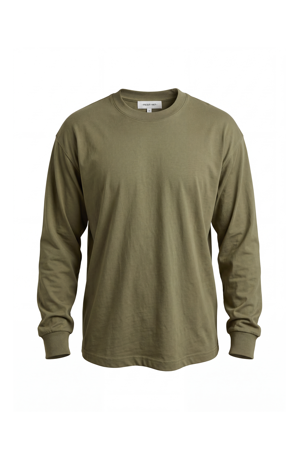 Erkek 147 Design Dep. Long Sleeve T-Shirt - Haki