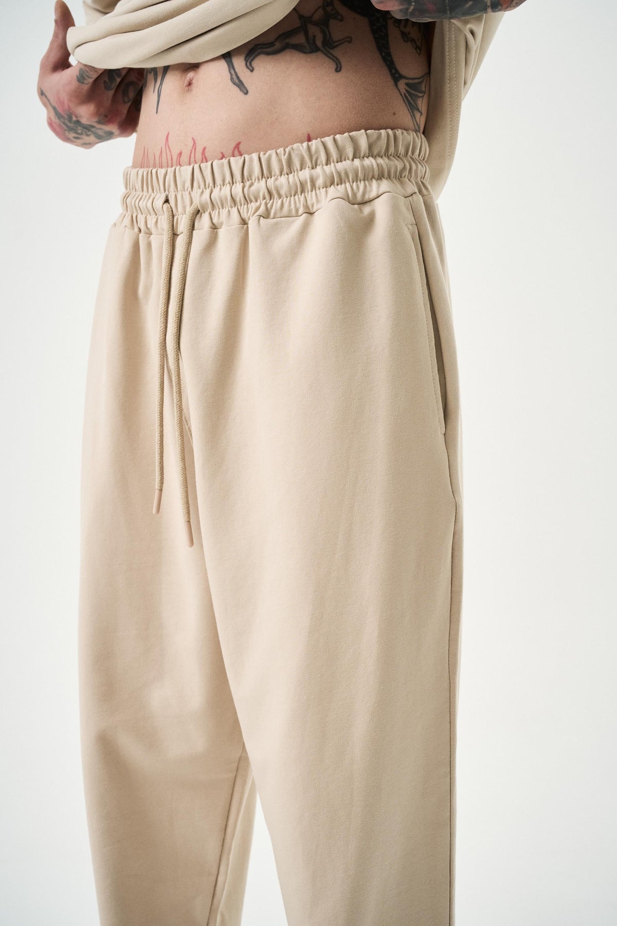 Erkek Basic Jogger Eşofman Altı Bej