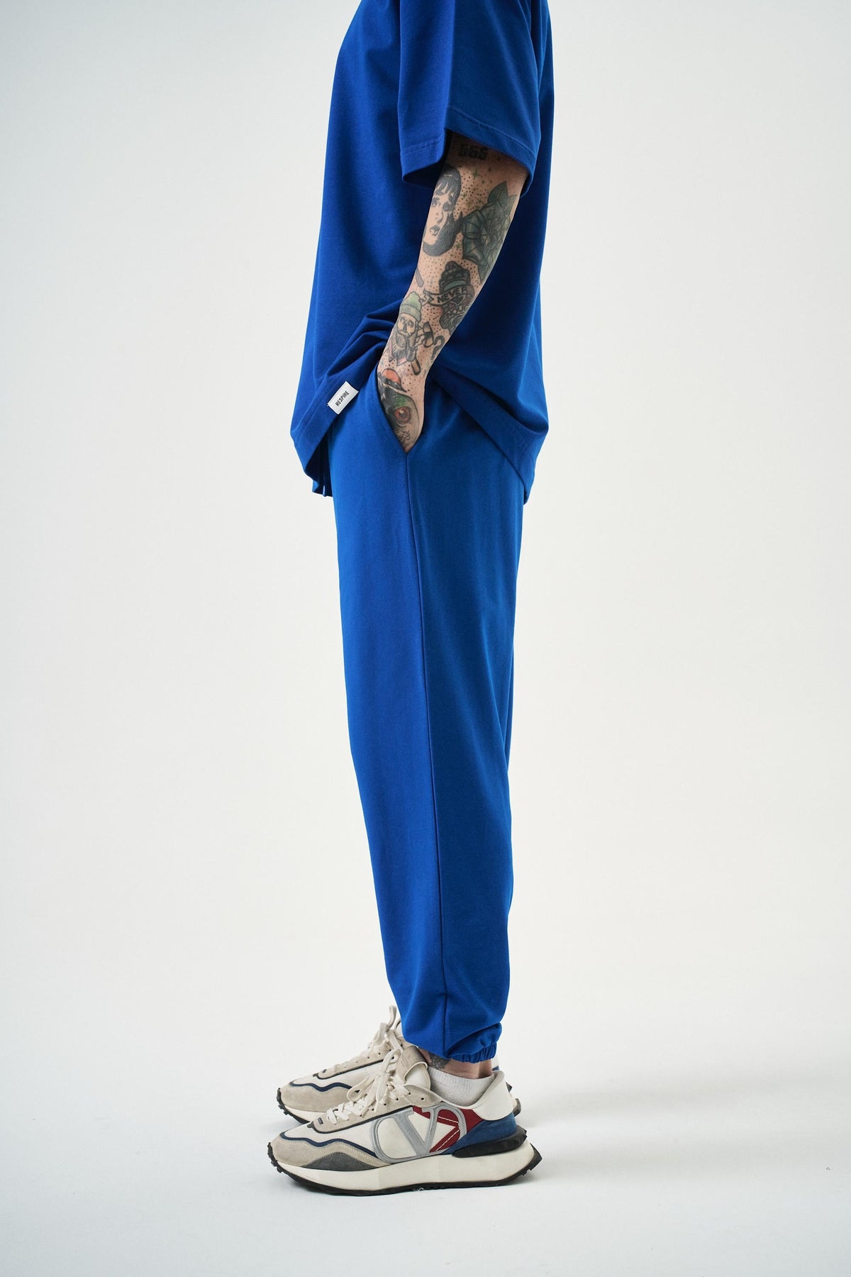 Erkek Basic Jogger Eşofman Altı Saks