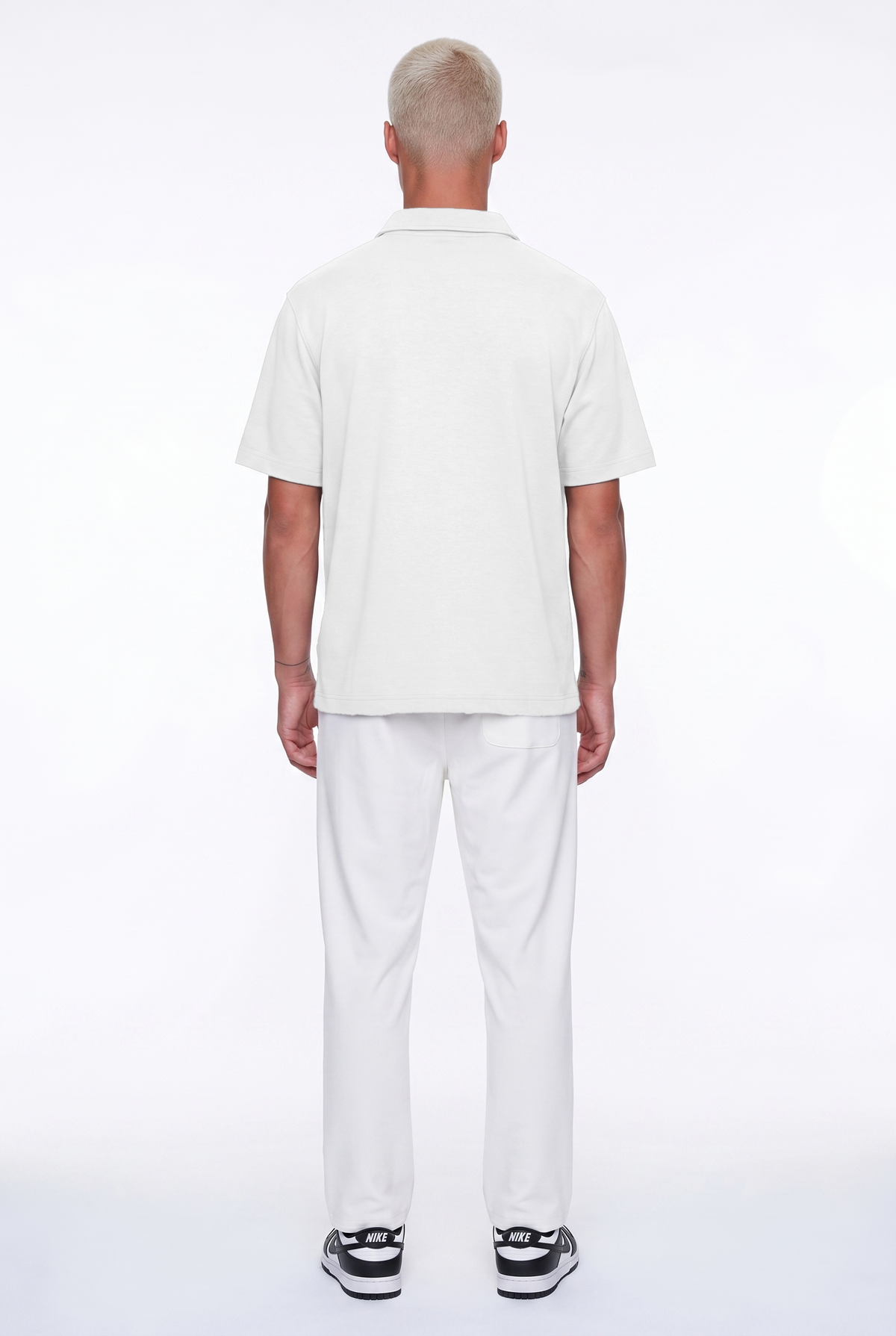 Erkek 242 Şerit Detaylı Regular Fit Eşofman Takımı Ekru