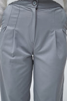 Roselenda-San Pedro Grey Pants-Kumaş Pantolon-3-fleurdirect.live