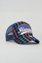RustandRich-Trucker Şapka City's Collection Havana İndigo Unisex-Şapka-3-fleurdirect.live