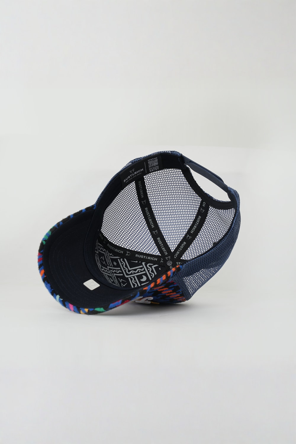 RustandRich-Trucker Şapka City's Collection Havana İndigo Unisex-Şapka-5-fleurdirect.live