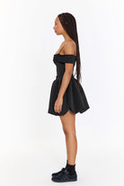 SBNM-Black Bubble Balloon Skirt-Etek-2-fleurdirect.live