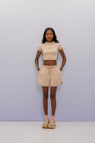 SBNM-'' Calm Mind'' Contrast Short-Şort-6-fleurdirect.live
