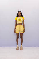 SBNM-''I Love'' Contrast Shorts-Şort-1-fleurdirect.live