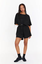 SBNM-Pull On Yoga Tee In Black-T-Shirts-6-fleurdirect.live