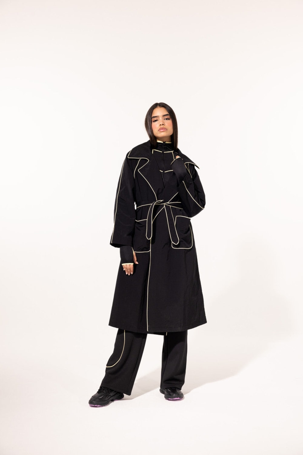 SBNM-Timeless Trenchoat Version Iii Black-Trençkot-4-fleurdirect.live
