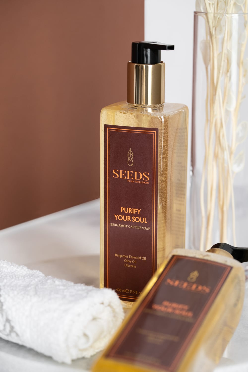 Seeds-Doğal Sıvı Sabun Zeytinyağlı Bergamot Kastil Sabun-Sabun-2-fleurdirect.live
