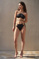 Sellie-Eclipse halter-neck strap Siyah Bikini Üstü-Bikini & Mayo-1-fleurdirect.live