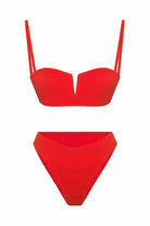 Sellie-Eros Kırmızı Bikini Üstü-Bikini & Mayo-1-fleurdirect.live